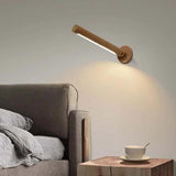 USB Rechargeable Wall Light Wooden - Clowas