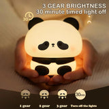 Panda Silicone Touch Switch Table Night Lamp