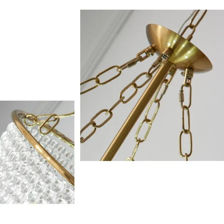 Pearl Curtain Waves for Living Room Chandelier - Clowas