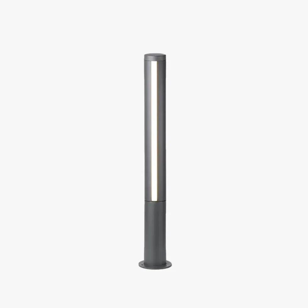 Large Cylinder Led Black Bollard Lights - Clowas
