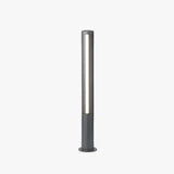 Large Cylinder Led Black Bollard Lights - Clowas