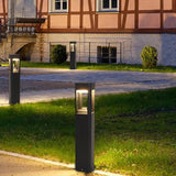 Garden Light Bollard Solar Square Ground Spike
