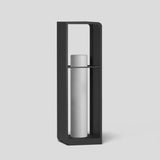 Cylinder Lantern Black Outdoor Floor Lamps - Clowas