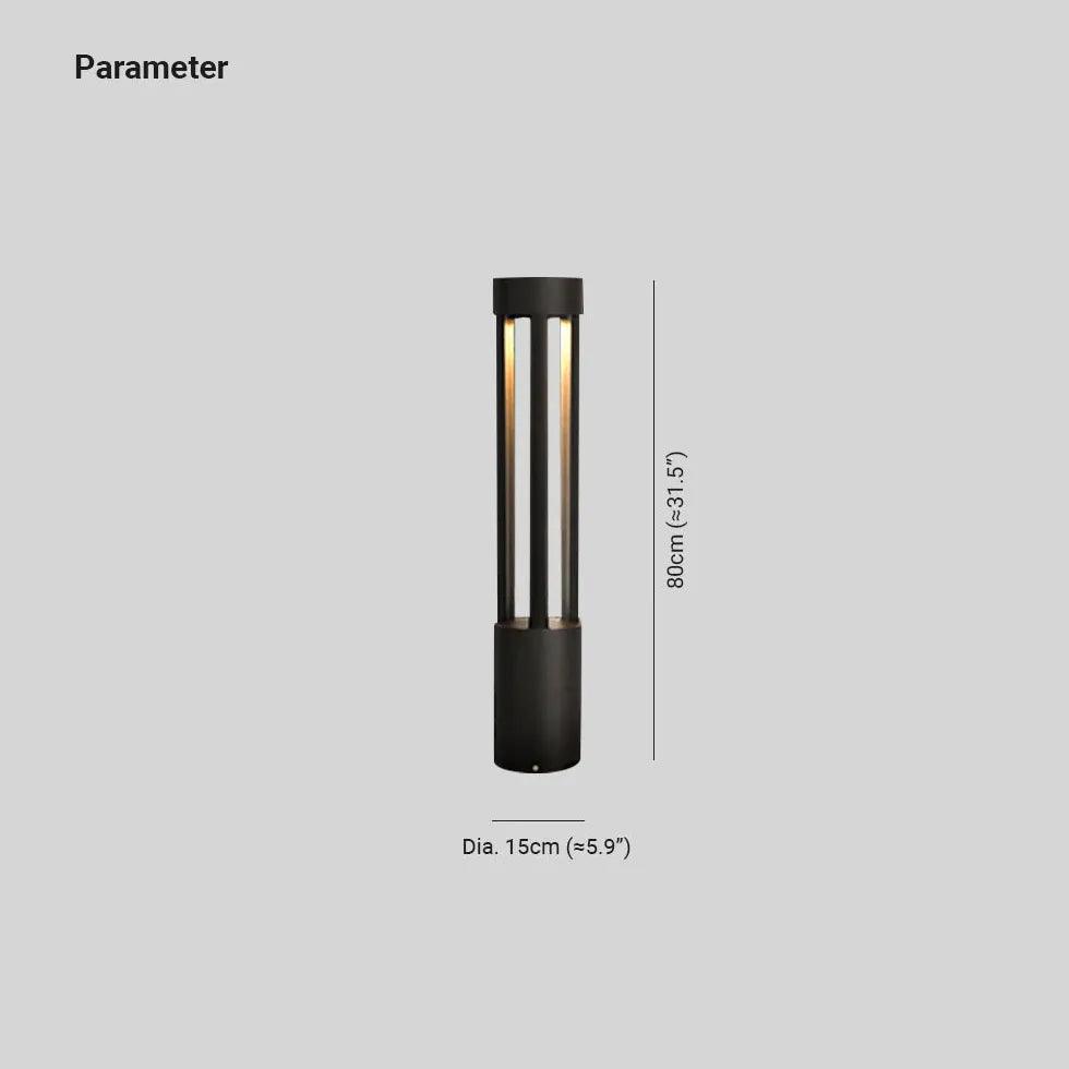 Ribbed Glass Minimalist Outdoor Wall Lights - Clowas