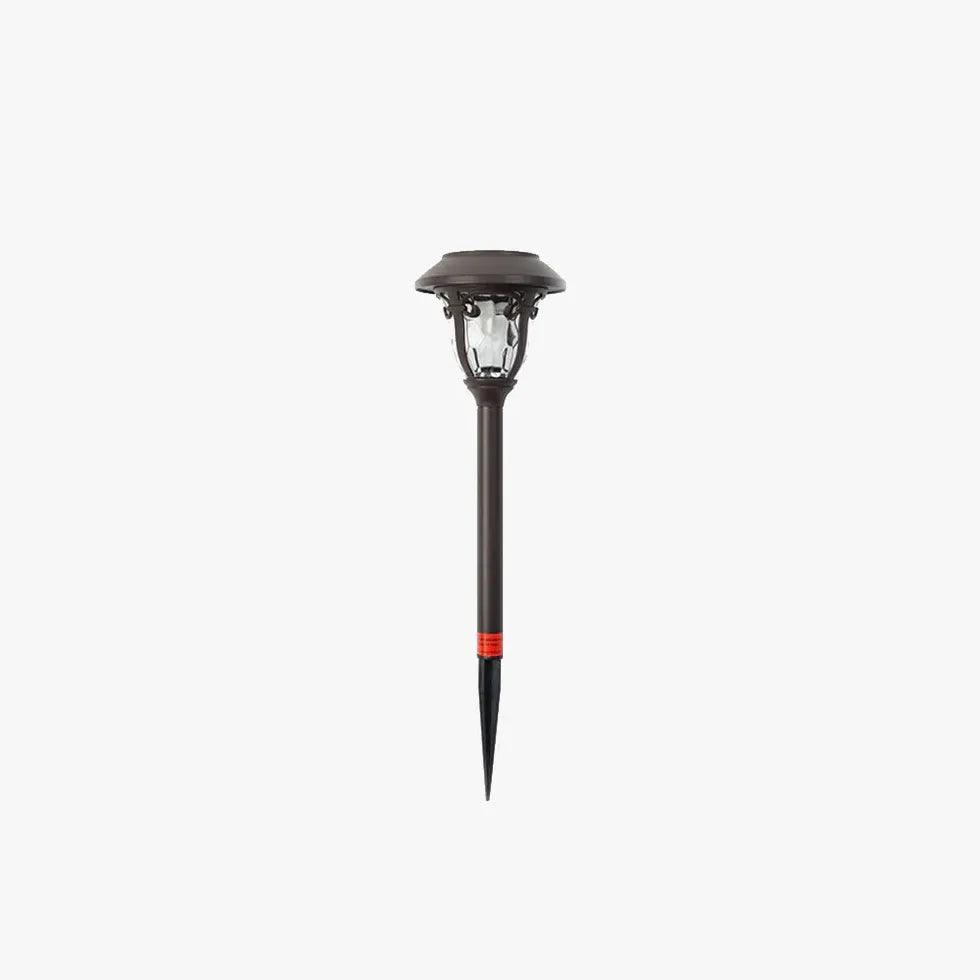 Lawn Coffee Glass Solar Bollard Lights - Clowas