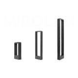 Black Waterproof Door-Shaped Bollard Lights