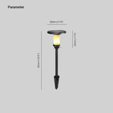 Minimalist Outdoor Solar  Lawn Spike Light