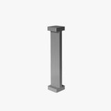 Minimalist Outdoor Bollard Lighting Solar Metal for Garden