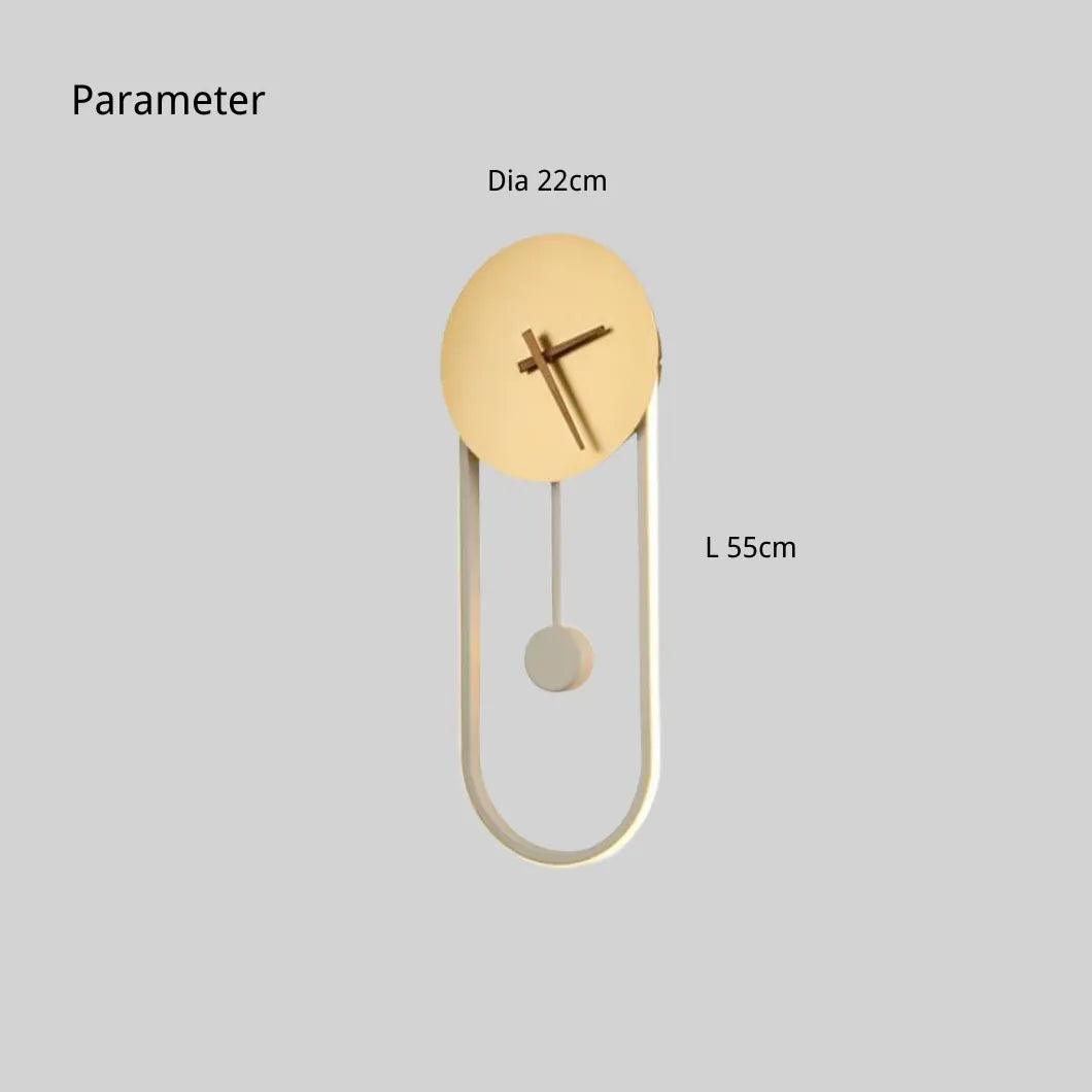 Pendulum Clock Design Modern Wall Lights - Clowas