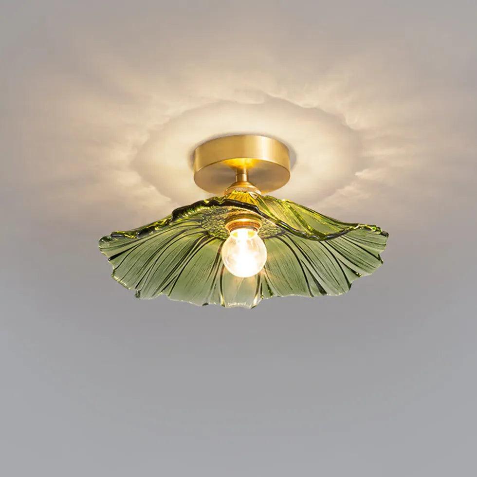 Petal Luxury Modern Glass Flush Ceiling Lights - Clowas