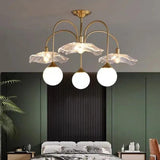 Petal Octopus Gold Modern Chandelier - Clowas