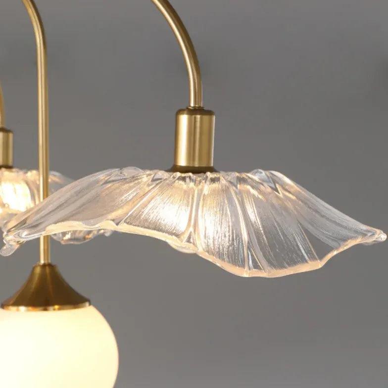 Petal Octopus Gold Modern Chandelier - Clowas