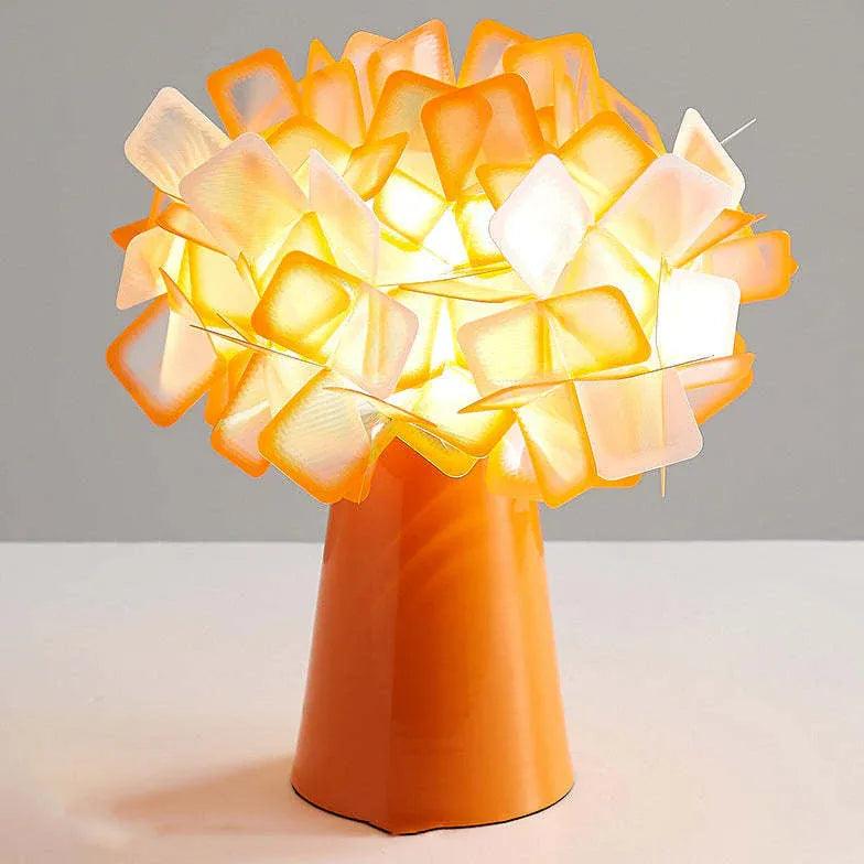 PVC Flower Art Style Table Lamp - Clowas