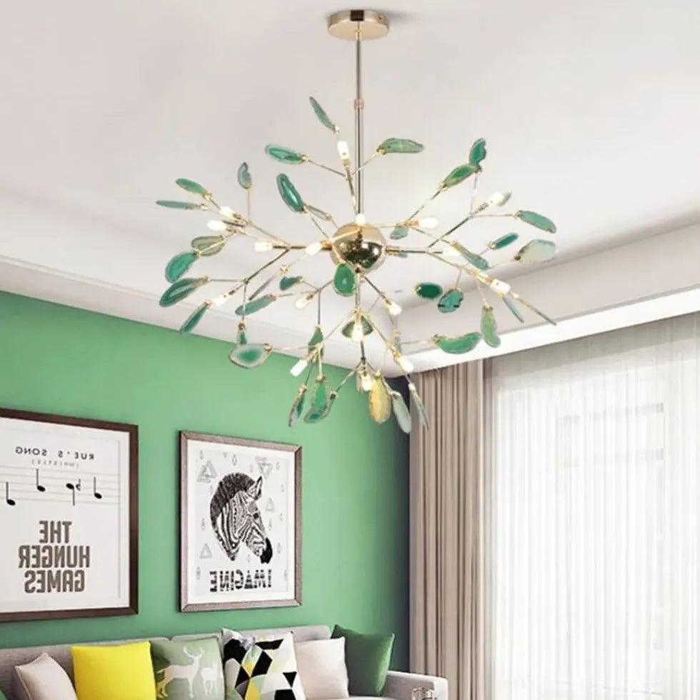 Pink Petal Design Bedroom Pendant Light - Clowas