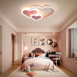 Pink Star Bedroom LED Flush Ceiling Lights - Clowas