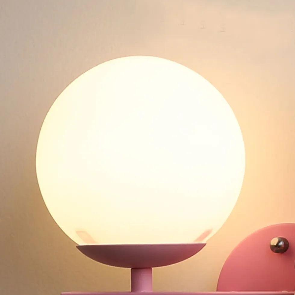Pink Wall Light for Bedroom - Clowas