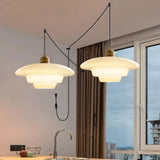 Dining Room Antique Milk Glass Pendant Light