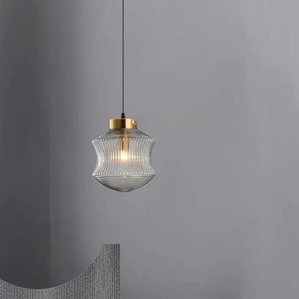 Polygonal Glass Translucent Modern Pendant Light - Clowas
