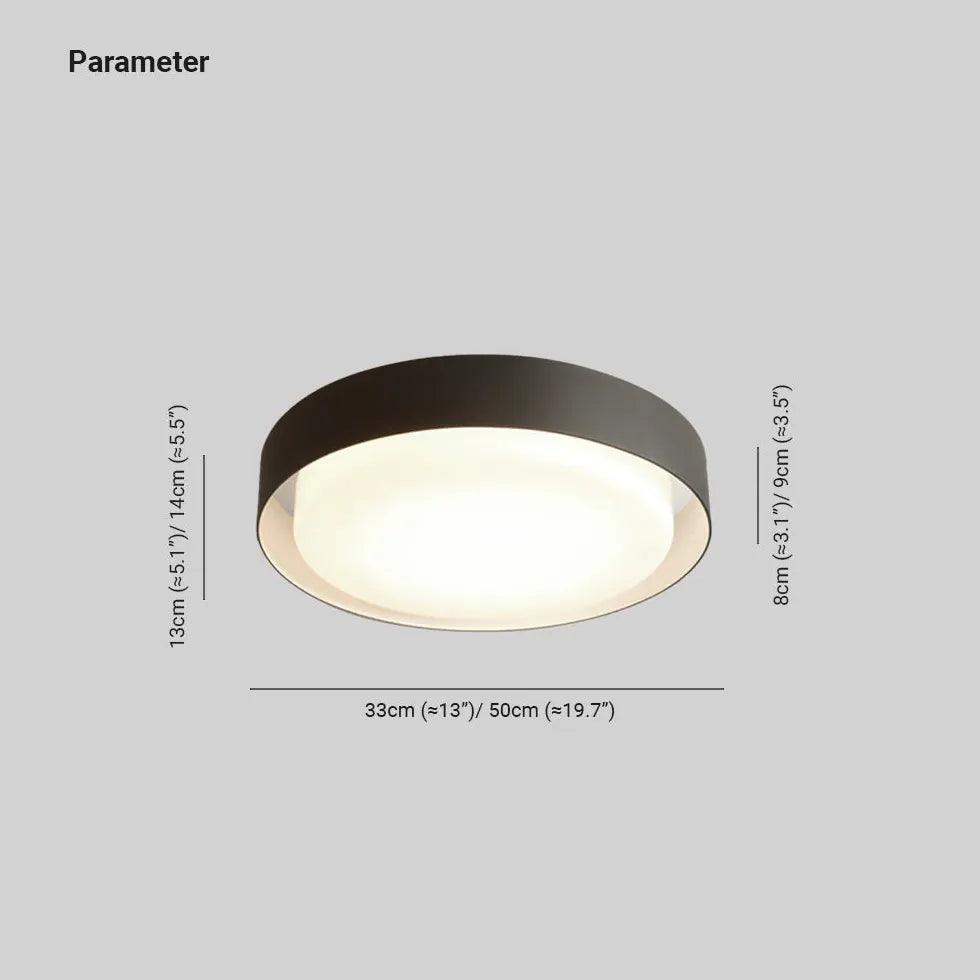 Porch Round Flush Led Outdoor Lights - Clowas