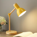 Modern Macaron Wood Desk Lamp Eye-Caring Design for Study Room