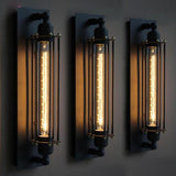 Vintage Black Iron Wall Sconce Lighting