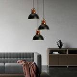 Nordic Single Macaron Wooden Ceiling LED Light
