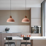 Nordic Single Macaron Wooden Ceiling LED Light