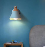 Wooden Macaron Wall Light for Bedroom