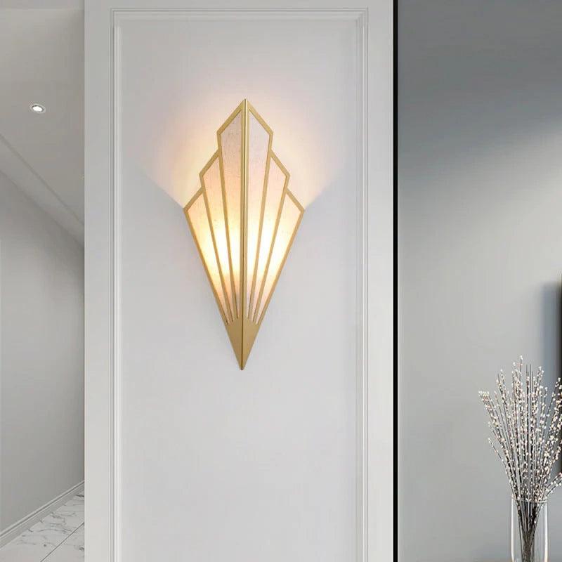 art deco style wall lights gold - Clowas