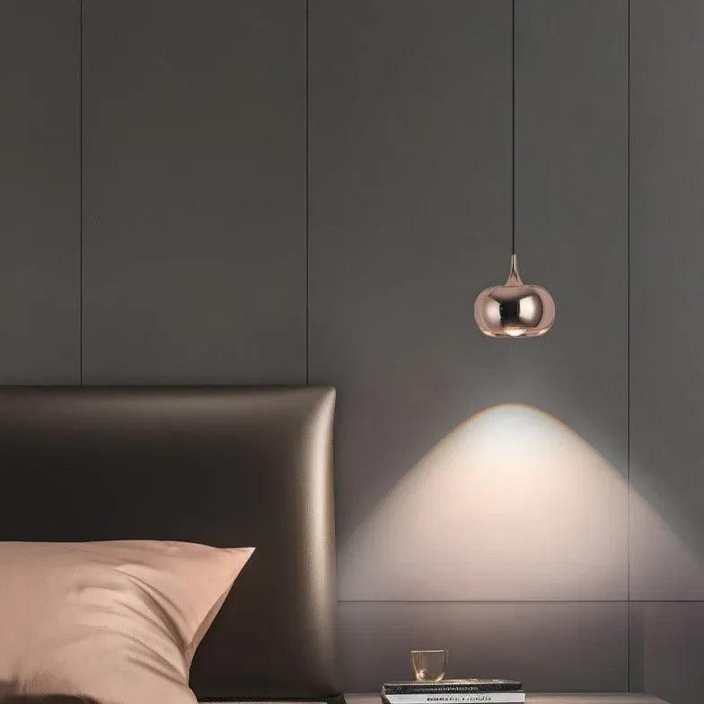Pumpkin Hanging Bedroom Modern Pendant Light - Clowas