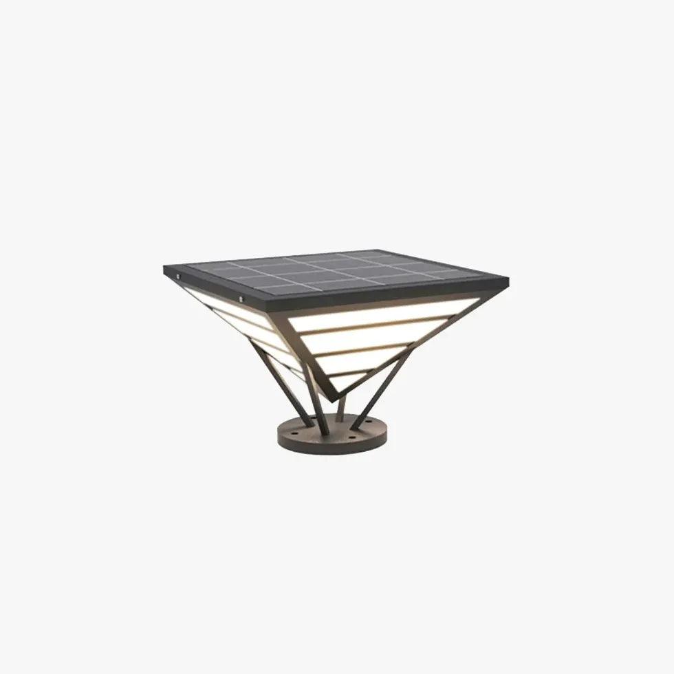Pyramid Shape Led Outdoor Pillar Lights - Clowas
