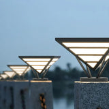 Pyramid Shape Led Outdoor Pillar Lights - Clowas