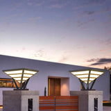 Pyramid Shape Led Outdoor Pillar Lights - Clowas