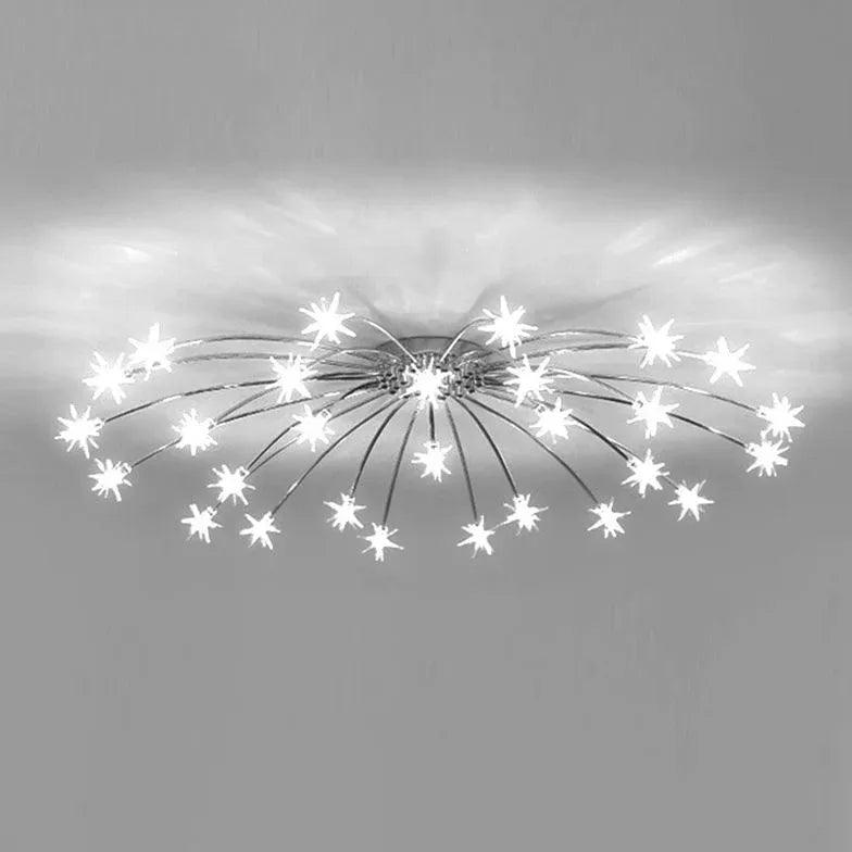 Pyrotechnics Modern LED Flush Ceiling Lights - Clowas