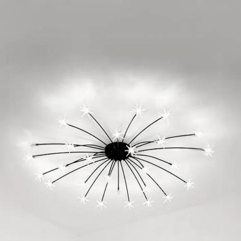 Pyrotechnics Modern LED Flush Ceiling Lights - Clowas