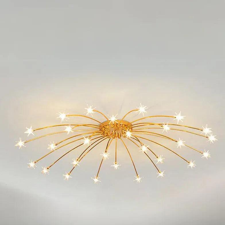 Pyrotechnics Modern LED Flush Ceiling Lights - Clowas