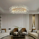 Luxury Firework Chandelier Crystal with Anti Glare for Living Room