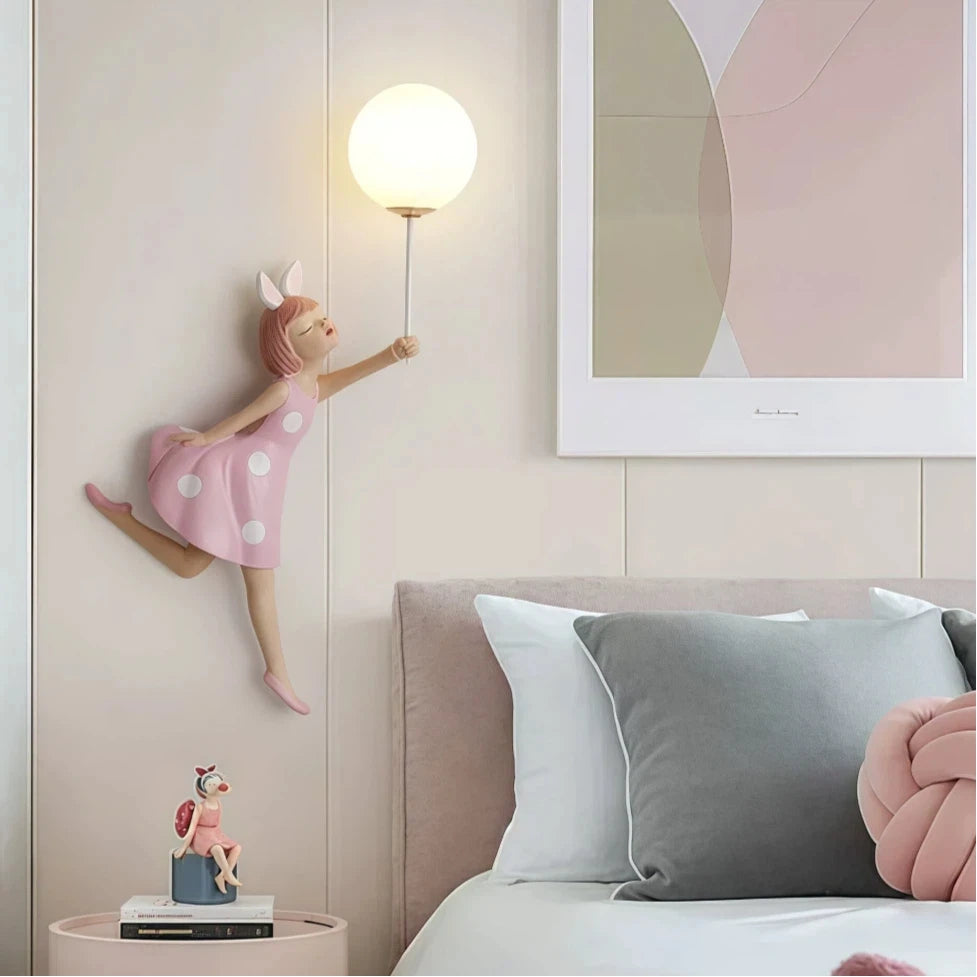 Cartoon Children Wall Light for Bedside,  Anti Glare