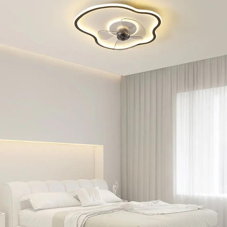 Cloud Bedroom Ceiling Fans with LED Lights
