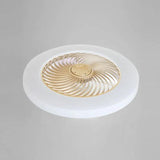 Circular Modern Ceiling Fans With LED Lights