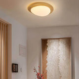 Creative Pebble Wood Led Ceiling Light for Bedroom