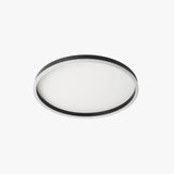 Ultra Thin Black Round Ceiling Light for Bedroom