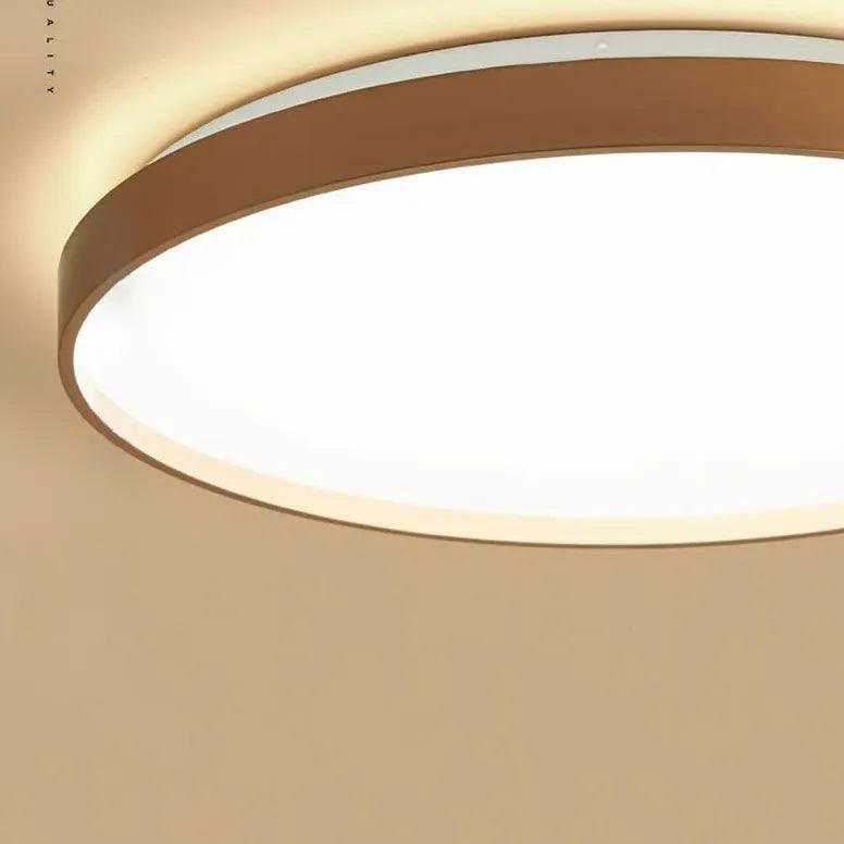 Flat Circular Shape Bedroom Flush Ceiling Lights - Clowas