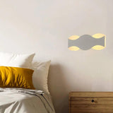 Wavy LED Wall Light for Bedroom