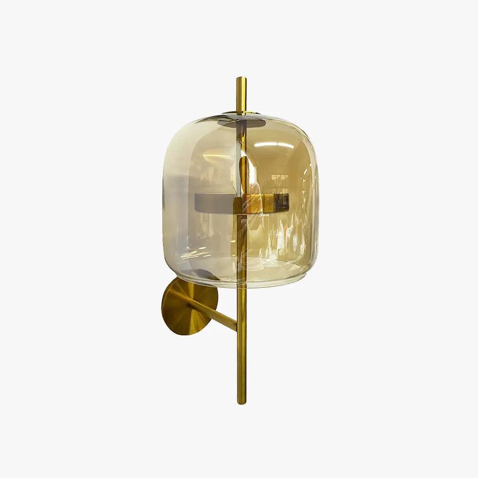Brass Glass Wall Lights Indoor Modern - Clowas