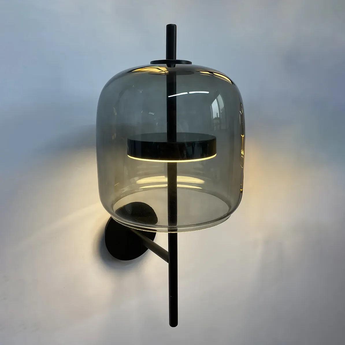 Brass Glass Wall Lights Indoor Modern - Clowas