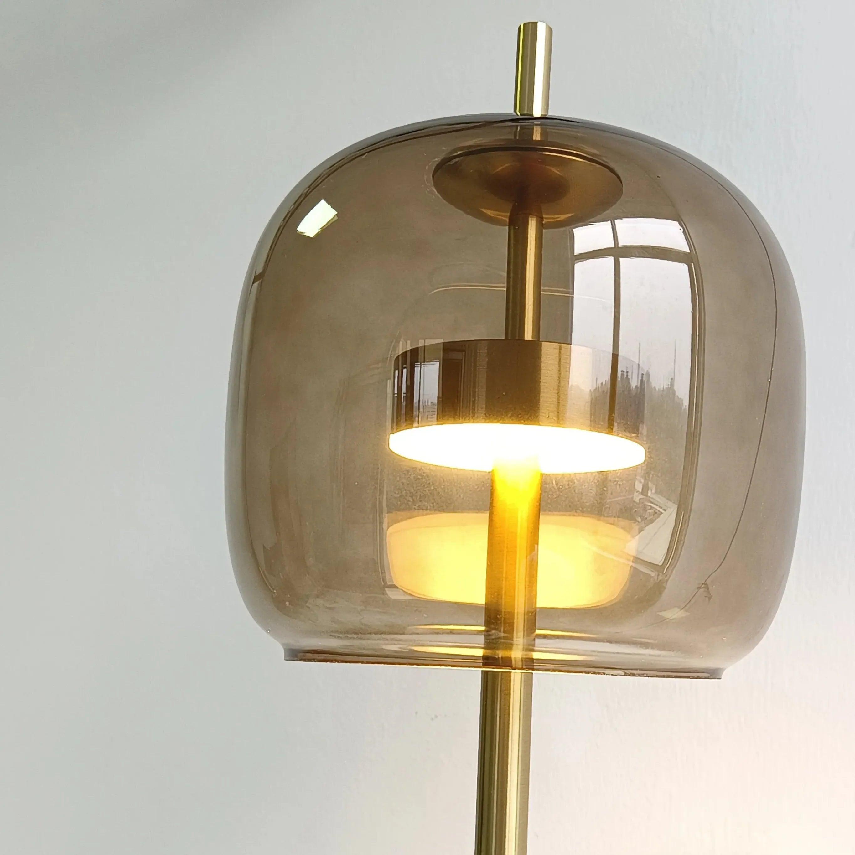 Brass Glass Wall Lights Indoor Modern - Clowas