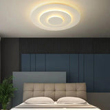Circular Stacked Type White Flush Ceiling Lights - Clowas