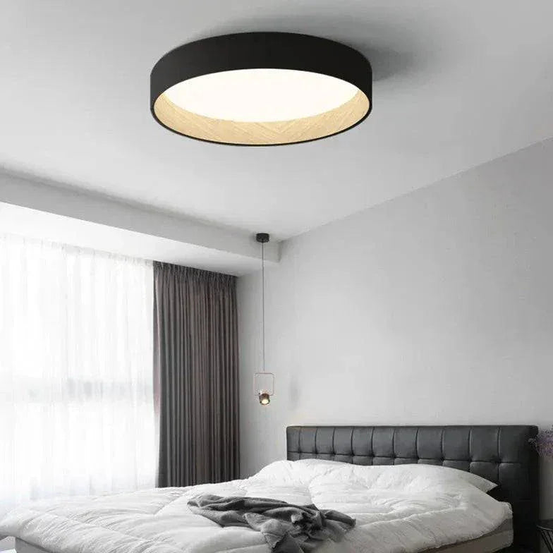 Modern Dimmable Round LED Ceiling Light for Bedroom