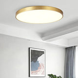 Modern Round Dust-proof Gold LED Ceiling Light for Bedroom